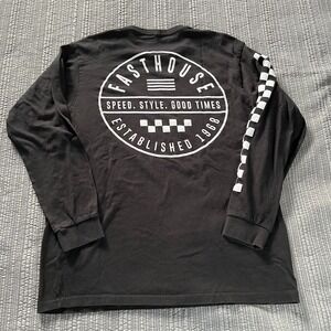 Fasthouse "Speed Style Good Times 1968" Long Sleeve T‑Shirt Black Men's Large
